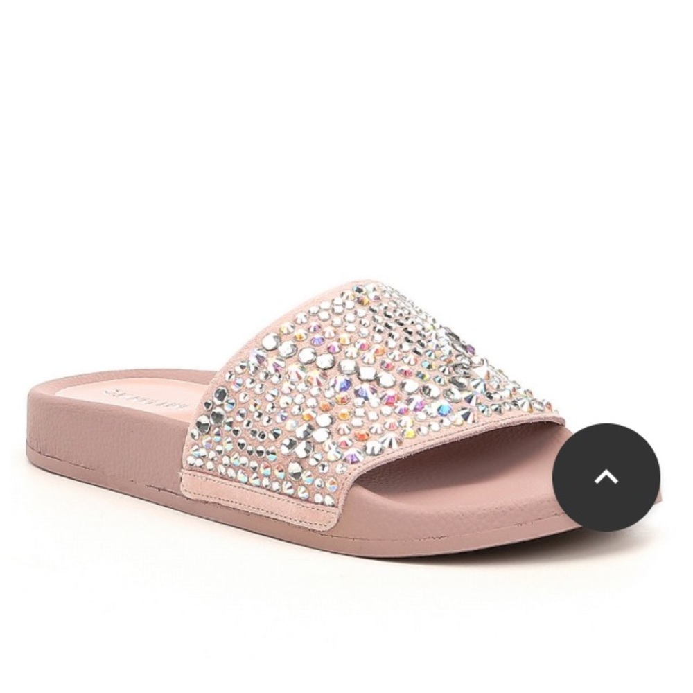 Gianni Bini pink bling slides